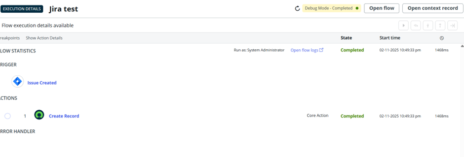 Jira to ServiceNow Integration – Quick Link image